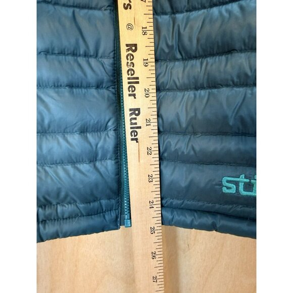 $249 Stio PINION 800 Down Sweater Fullzip Women's Med Hillside Spruce Green - Picture 13 of 16